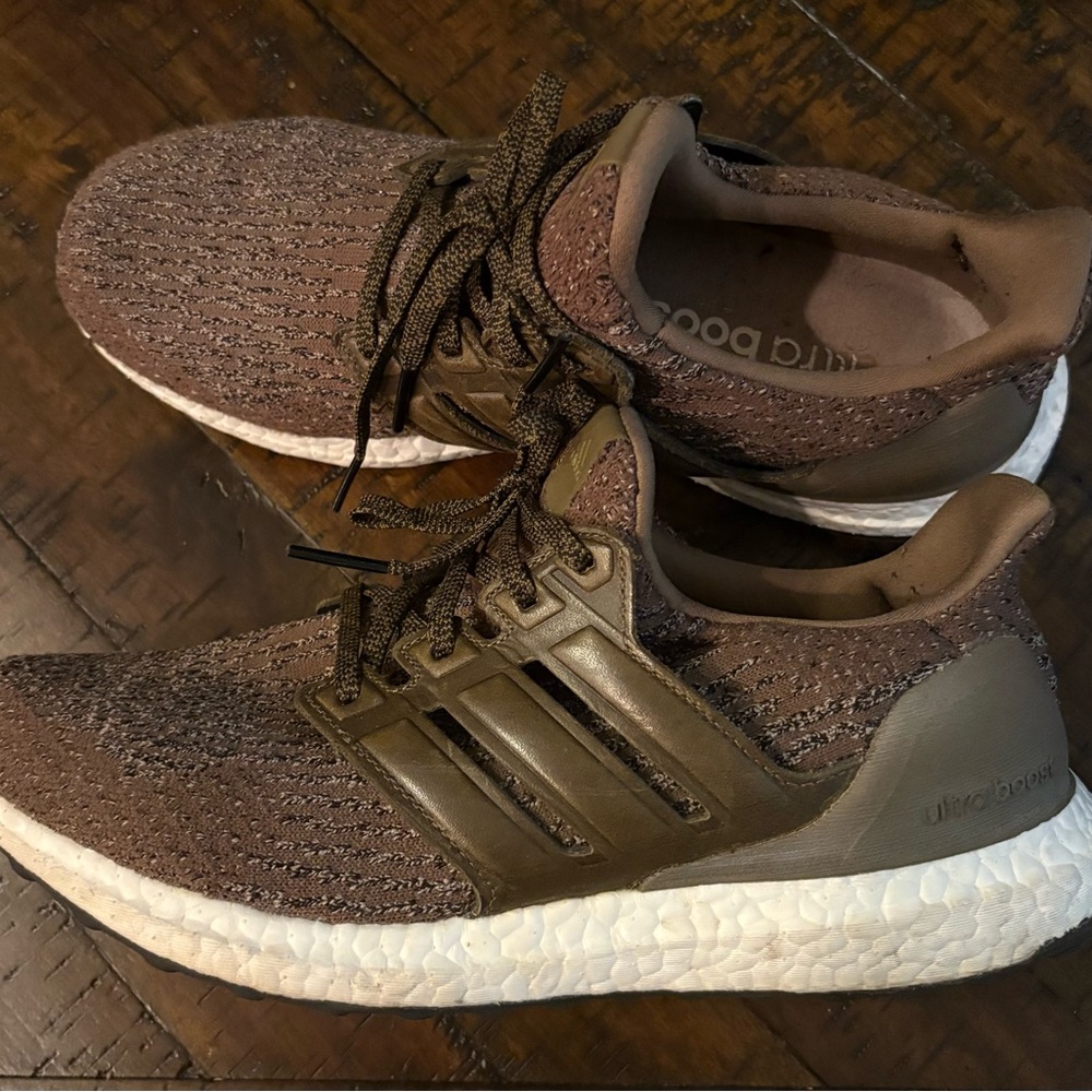 Adidas Men's Ultra Boost 3.0 Olive Shoes